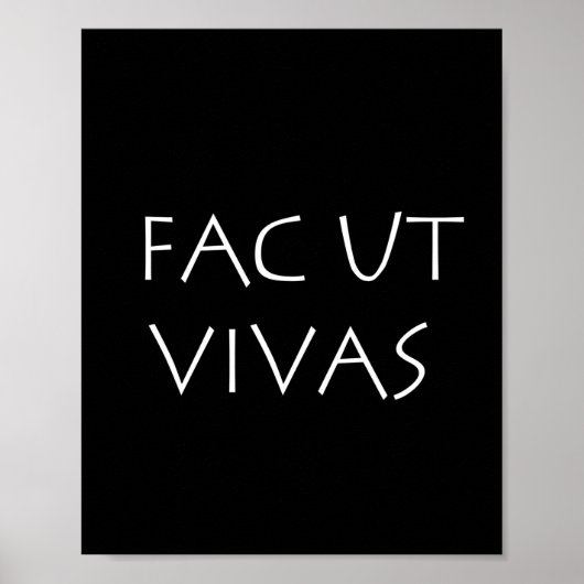 Fac ut vivas ポスター (正面)