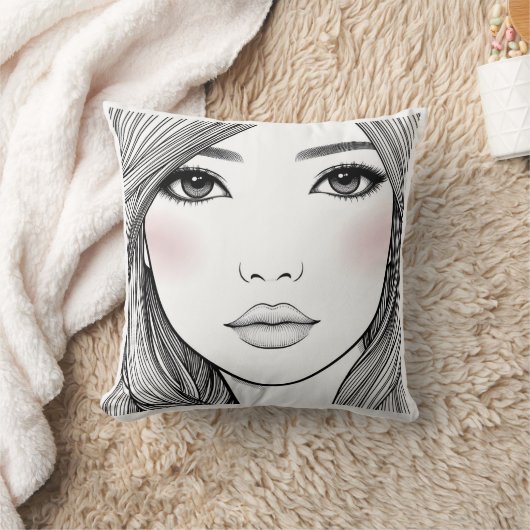 face クッション (ブランケット)