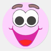 Face" ラウンドシール (正面)