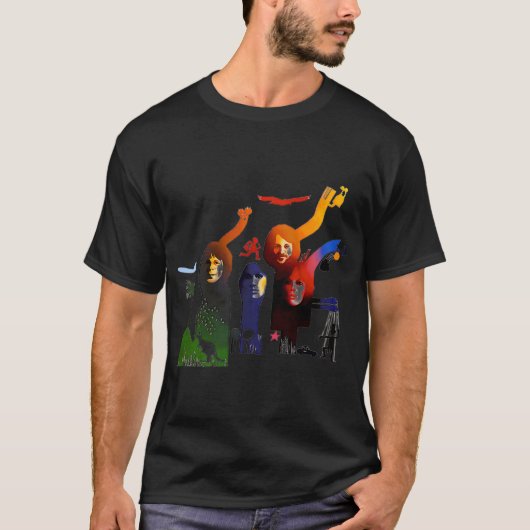 %%Face--Colourfull-Aba&&のコピー Tシャツ (正面)