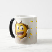 Face Emoticon Break Through モーフィングマグカップ (正面左)
