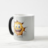 Face Emoticon Break Through モーフィングマグカップ (正面左)