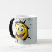 Face Emoticon Break Through モーフィングマグカップ (正面左)