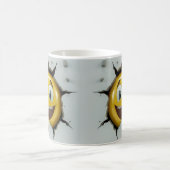 Face Emoticon Break Through モーフィングマグカップ (中央)