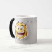 Face Emoticon Break Through モーフィングマグカップ (正面左)