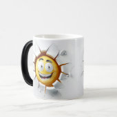 Face Emoticon Break Through モーフィングマグカップ (正面左)