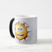 Face Emoticon Break Through モーフィングマグカップ (正面左)