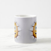 Face Emoticon Break Through モーフィングマグカップ (中央)