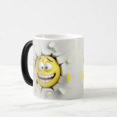 Face Emoticon Break Through モーフィングマグカップ (正面左)