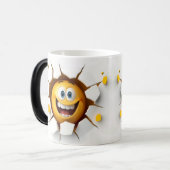 Face Emoticon Break Through モーフィングマグカップ (正面左)