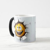 Face Emoticon Break Through モーフィングマグカップ (正面左)
