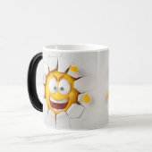 Face Emoticon Break Through モーフィングマグカップ (正面左)