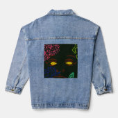Face Flower Denim Jacket デニムジャケット (裏面)