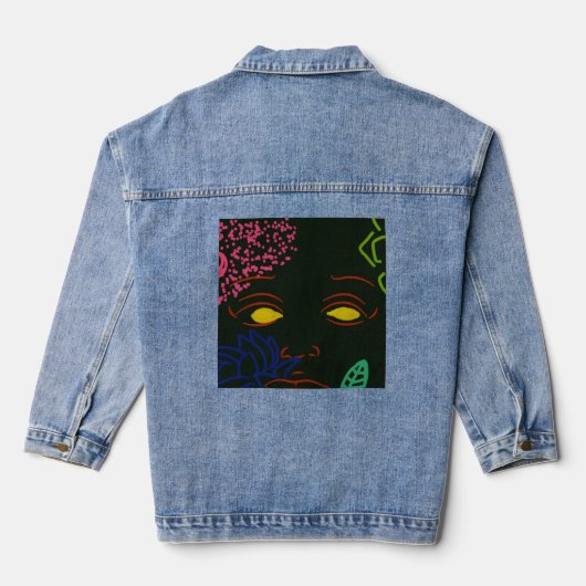 Face Flower Denim Jacket デニムジャケット (裏面)