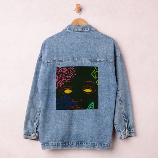 Face Flower Denim Jacket デニムジャケット (ハンガー)