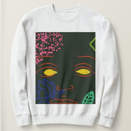 Face Flower Sweatshirt スウェットシャツ (デザイン正面)