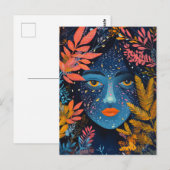 Face in the Plants ポストカード (正面/裏面)