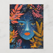 Face in the Plants ポストカード (正面)