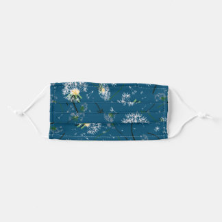 Face Mask Dandelion, Pusteblume blau 大人用布マスク
