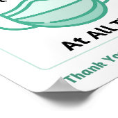 Face Mask Required at All Times ポスター (角)