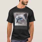 Face Of A Cute Cat Nr 3 Tシャツ (正面)