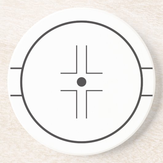 Face-off circle コースター (正面)