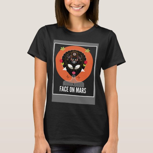 Face On Mars  Moorish Cosmic Wisdom Tシャツ (正面)