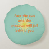 Face the sun ラウンドクッション (裏面)