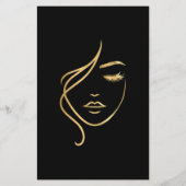 FACE TREATMENTS Beauty Salon flyer チラシ (裏面)