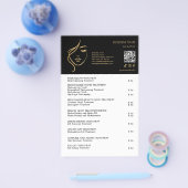 FACE TREATMENTS Beauty Salon flyer チラシ (シングル)
