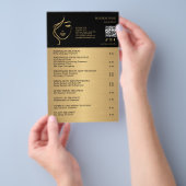 FACE TREATMENTS Beauty Salon flyer チラシ (ハンドル)