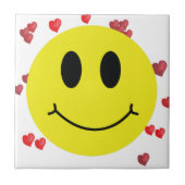 Face with Red Hearts タイル (正面)