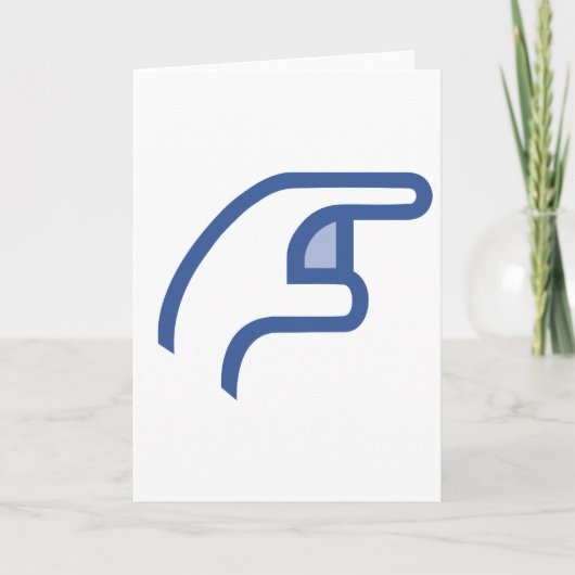 facebookで私を攻撃 カード (正面)