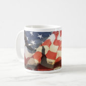 Facebookのマグのための改良のパーティーの旗 コーヒーマグカップ (正面左)