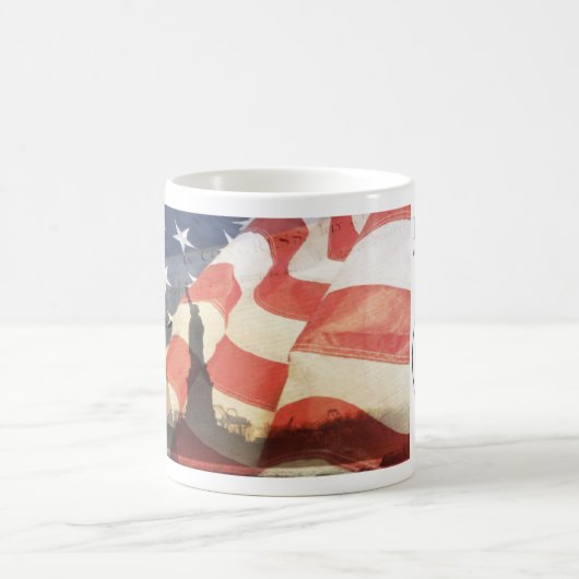 Facebookのマグのための改良のパーティーの旗 コーヒーマグカップ (中央)