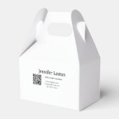 Facebookのユーザー名をフォローしてね QRコード フェイバーボックス (裏面サイド)