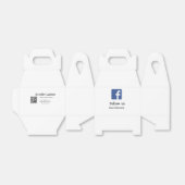 Facebookのユーザー名をフォローしてね QRコード フェイバーボックス (折り畳みなし)