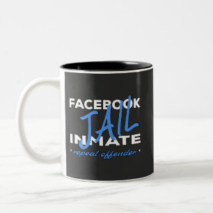 Facebookの刑務所の被収容者 ツートーンマグカップ