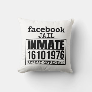 Facebookの刑務所受刑者再犯者 クッション