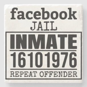 Facebookの刑務所受刑者再犯者 ストーンコースター