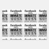 Facebookの刑務所受刑者再犯者 ラッピングペーパーシート (正面2)