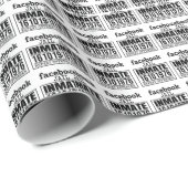 Facebookの刑務所受刑者再犯者 ラッピングペーパー (ロールコーナー)