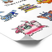 Facebookの友だちのポスター ポスター (角)