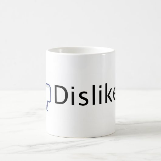 Facebookの嫌気 コーヒーマグカップ (中央)