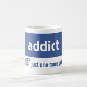Facebookの常習者 コーヒーマグカップ (中央)