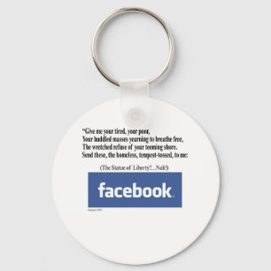 Facebookの概念 キーホルダー