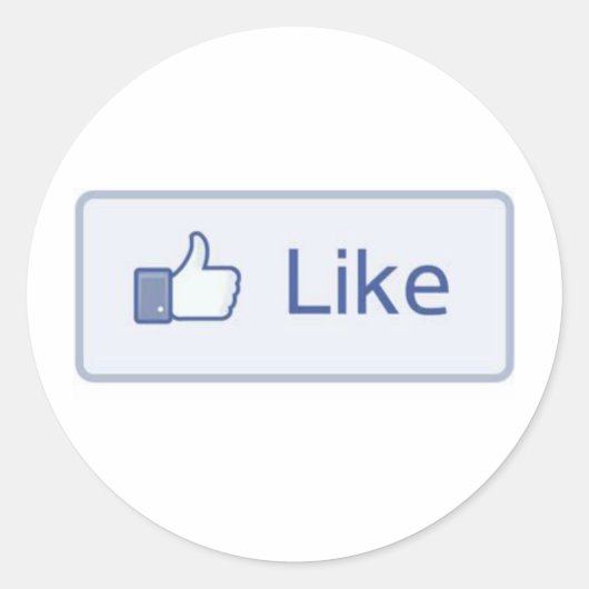 Facebookの種類 ラウンドシール (正面)