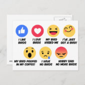 Facebookの鳥の愛好家 ポストカード (正面/裏面)