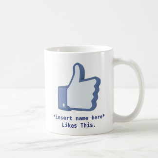 Facebookはマグを好みます コーヒーマグカップ
