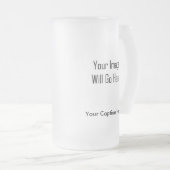 Facebookはマグを曇らしました フロストグラスビールジョッキ (正面右)